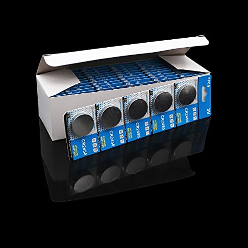 10Pcs CR2450 Batería 3V 550mAh para Reloj Juguete miniatura 7