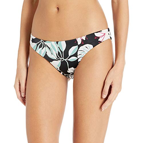 Roxy womens Fitness Regular Bikini Bottoms, True Black Story of Sunshine, X-Small US