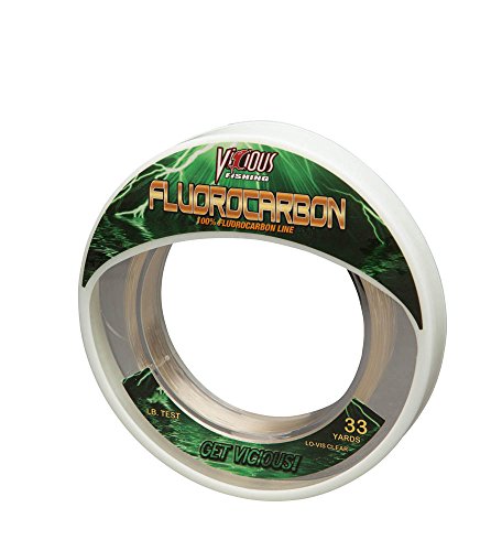 Vicious Fishing 100% Fluorocarbon Leader - 130Lb, 33 Yards #TOP6