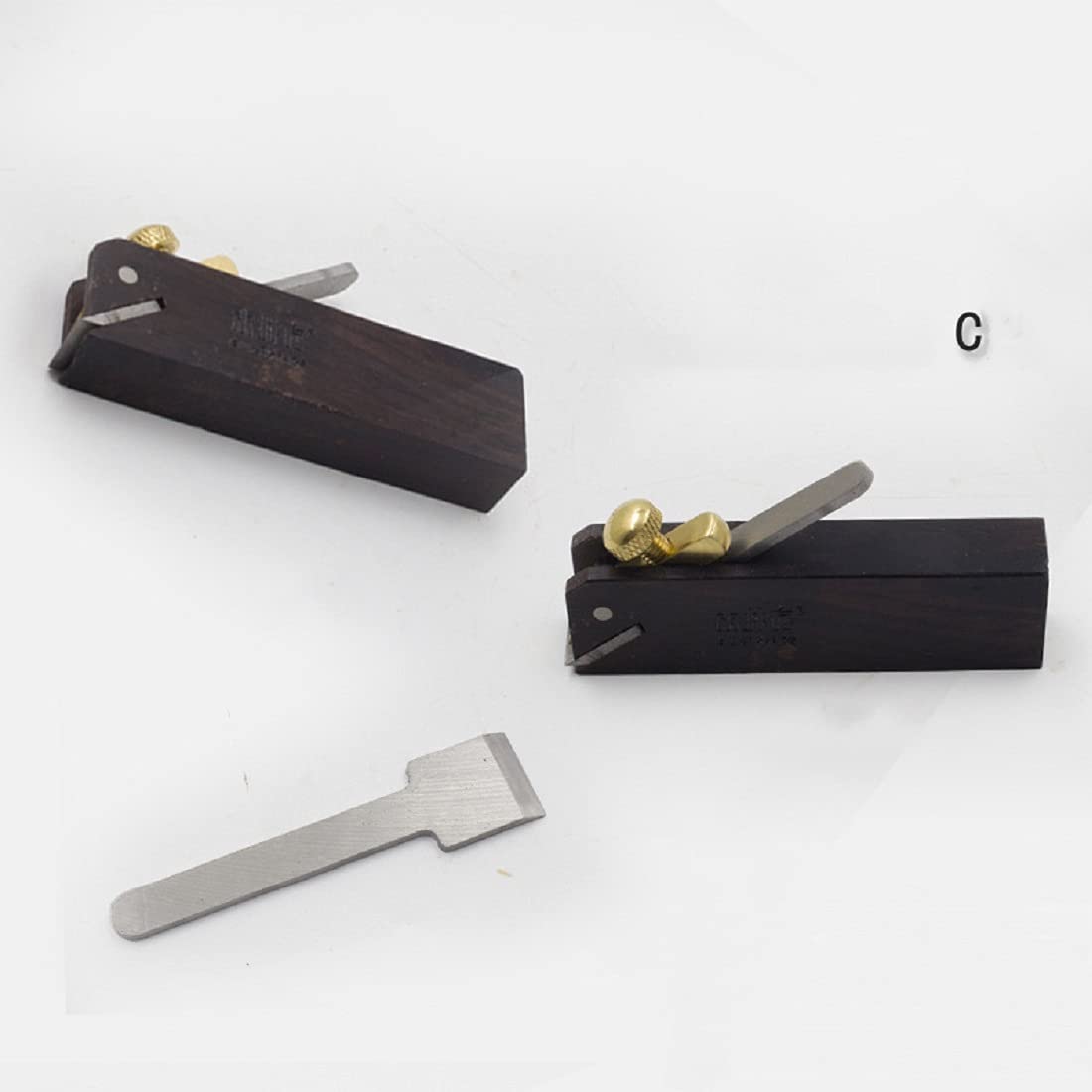 MASUNN Bricolaje Mini Planos De Mano Carpintería Carpintero Ébano Ebanistería Carpintería Herramientas-C