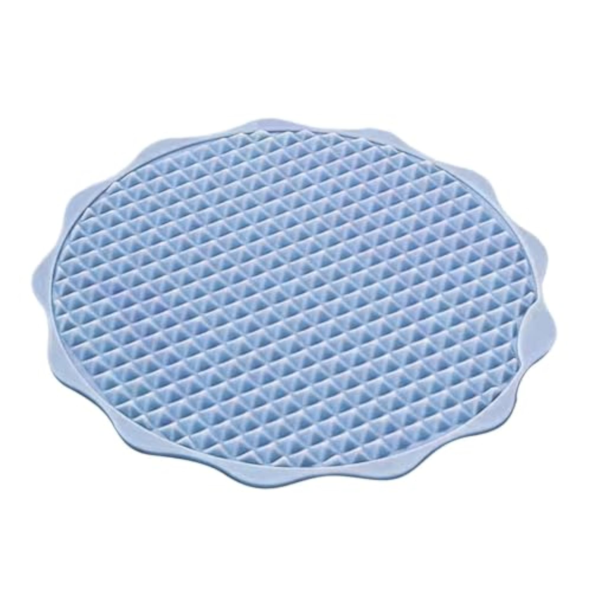 Round Textured Bath Mat for Bathroom Floor