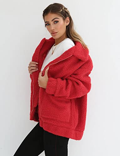 image for PRETTYGARDEN Women's Fashion Winter Coats Sherpa Fleece Faux Fur Shear