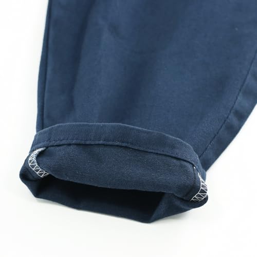 Kids Pants Boys with Solid Color, Boys Slacks Pull on Pants for School4