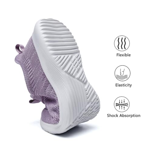 Lamincoa Women's Slip‑On Walking Sneakers, Lightweight Running Shoes Purple by Lamincoa - Used condition - Image 5