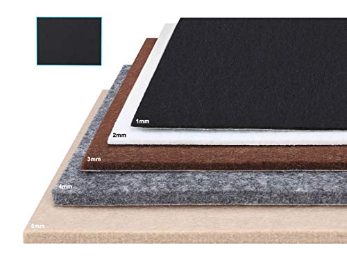 Besbuy Hojas de Fieltro con Respaldo de Adhesivo, 8 Piezas, Grosor 1...