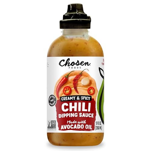 Chosen Foods Avocado Oil-Based Sauce, Chili Dipping - Creamy &