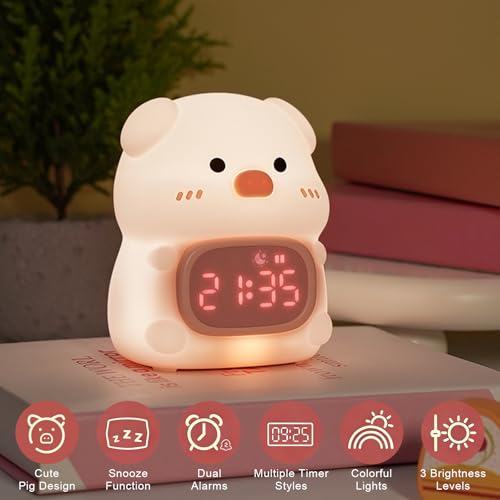 Reloj despertador digital para evitar despertares tempranos en niños 4