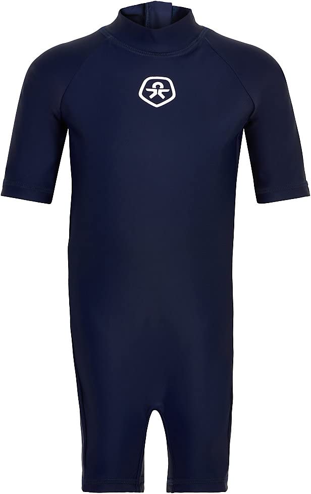 Color Kids - Traje de baño para niño con UPF + 54, Color Azul