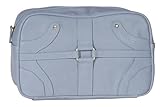 2 Innenfächer Manòu Kulturtasche hellblau mit Zierschnalle