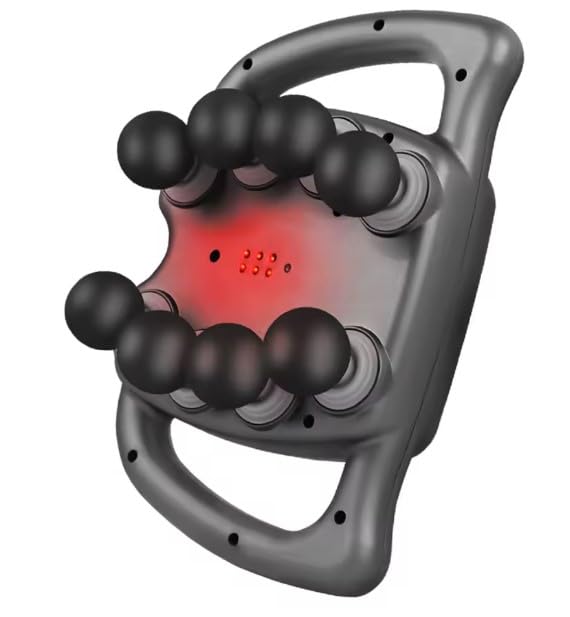 Pistola da massaggio portatile con 16 teste,Rilassamento 3X Massaggio pistola | Pistola da massaggio per massaggio muscolare, 9 modalità 99 intensità, 2000 mAh, per schiena, spalle, gambe, piedi