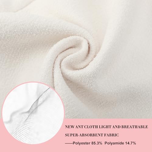 UTJZIB Ultra-Absorbent Microfiber Hair Towels-2Pack Hair Towel Wrap for Women,Hair Wraps, and Versatile Microfiber Towels for Effortless Drying — view 4