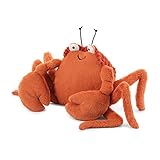 Altura: 16 cm. Peluche Crispin el Cangrejo JELLYCAT