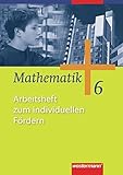  Mathematik - Allgemeine Ausgabe 2006 für die Sekundarstufe I: Arbeitsheft zum individuellen Fördern 6: Allgemeine Ausgabe. Sekundarstufe 1. Ausgabe 2006