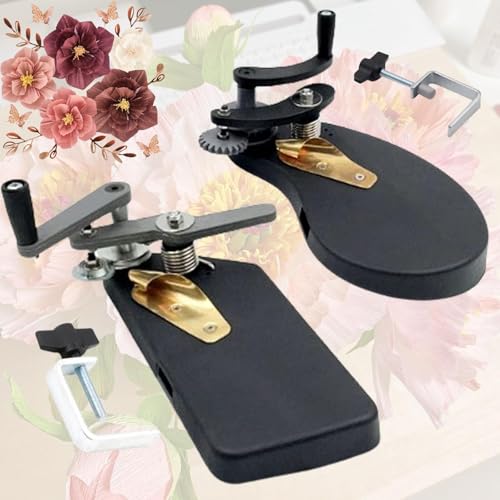 Image of Flowers Materials Curling Machine, Fine/Coarse Teeth, 23.5 * 10/23. 13cm, Crepe Paper Lace, Flower Crimping, Florist Supplies, for Handmade, DIY(Fine Teeth)