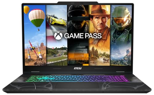 MSI Cyborg 17, Gaming-Laptop, 17,3" Full-HD 144 Hz Display, Intel Core 7 240H, NVIDIA GeForce RTX 5060, 16 GB DDR5, 1 TB SSD, Windows 11 Home, inkl. 1 Monat GamePass, B2RWFKG-048