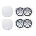IKOPO Universal Metal Plate - (2 Rectangular, 4 Round) Suitable for Magnetic Phone Car Mount, Metal Plates Stick On Cell Phone with Strongest VHB Adhesive