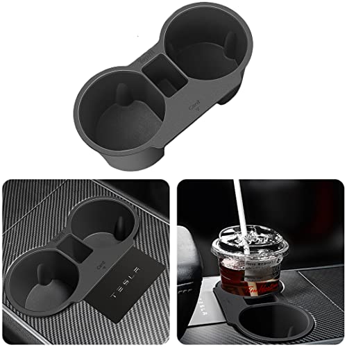 Tesla Model 3/Y 2021 2022 2023 Porte-gobelet pour console centrale pour Tesla Model 3 Model Y Accessoires Cover