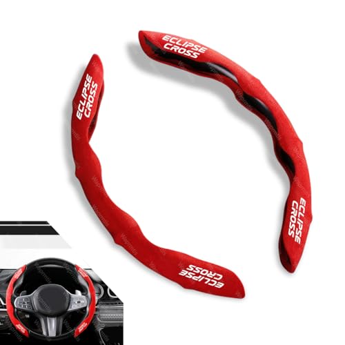 三菱 エクリプスクロス ハリアー ハンドルカバー 車用 ステアリングカバーアンチスリップ 超薄型 ホイールカバー エクリプスクロス GK系 GK1W GK9W型 Eclipse Cross 2018年〜現行 汎用 軽自動車 普通車 ハンドル 保護カバー取付