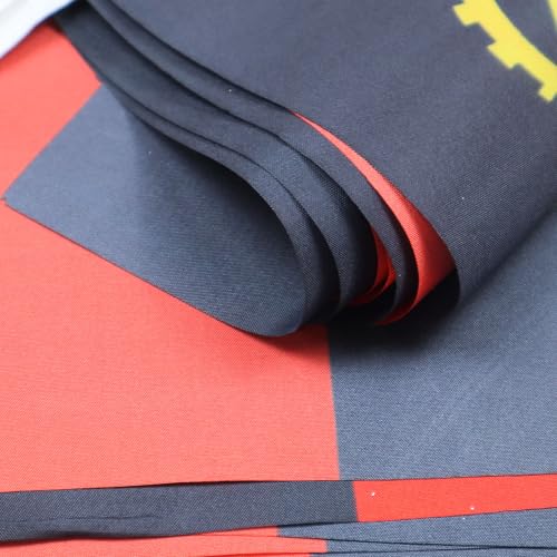 Image of AZ FLAG Angola 6 meters BUNTING Flag 20 flags 9'' x 6'' - Angolan STRING flags 15 x 21 cm
