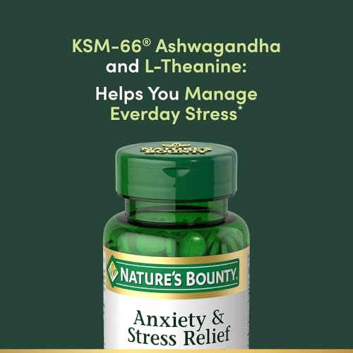 Nature's Bounty Anxiety & Stress Relief Ashwagandha KSM-66 Tablets - Image 4