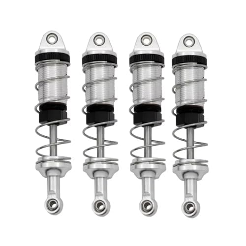 Suspension de rechange en métal pour voiture MN86S à finition usinée argent