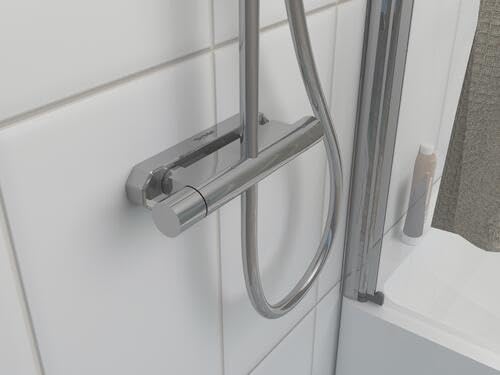 ONDEE, Adaptateur multi-entraxe pour robinetterie murale, installation rapide en 2 min, étanchéité garantie, compatible avec toutes les robinetteries, 150 mm, chromé