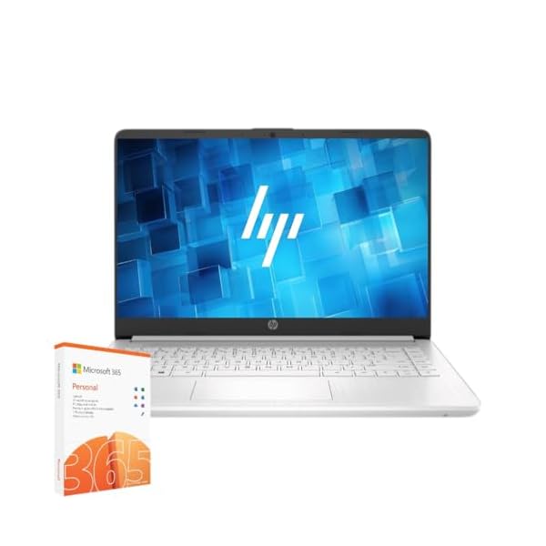HP 2024 Flagship 14″ Laptop with Free AI-Powered Microsoft 365 | 16GB RAM | 512GB External Drive & 64GB EMMC & 1TB Cloud Storage | Intel 4-Core Processor | 14″ HD Display | Windows 11