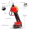 Upgraded Electric Pruning Shears Professional Cordless Electric Pruning Battery Powered, Tree Branch Pruner with 2 PCS Rechargeable 2 Ah Lithium Battery - 30mm (1.2inch) Cutting Diameter