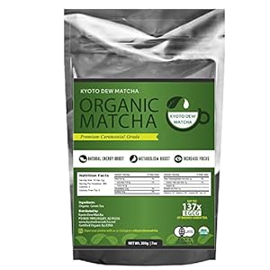 Kyoto Dew Matcha Premium Ceremonial Green Tea 7oz