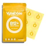 Vytadose Topical Energy Patches for Mood, Energy & Cognition | Natural Caffeine Patches | Skin-Friendly, Water-Resistant | 30 Count