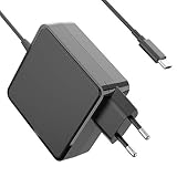 65W perfecto y reemplazo de cargador portátil con exactitud. Entrada: 100-240 V 1.5A 50-60 Hz, USB tipo de salida del cargador C: 5V 2A, 3A 9V, 12V 3A, 3A 15V, 20V 3A. Puerto USB tipo C USB. cargador de tipo C USB con cable DC 2,5 metros.