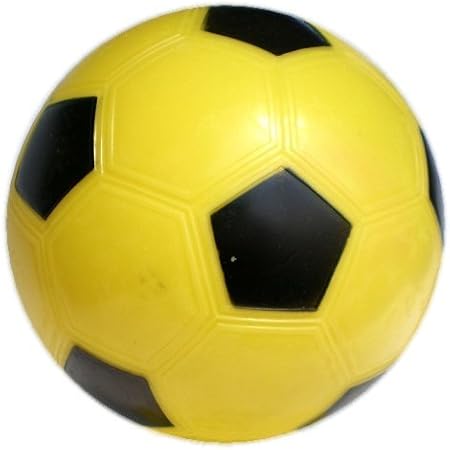 Amazon マイカラーボール 6インチ 直径15 カラーサッカーボール 凹凸ナシ 通常色 1個セット 黄色 ベビー用 ボール おもちゃ