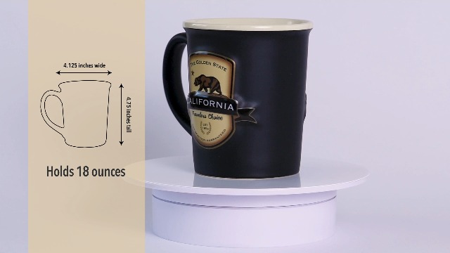 Mug Americaware California 18 oz Emblema miniatura 3