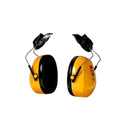 3M PELTOR Hearing Protection Optime 98 Ear Muffs, Cap Mount, H9P3E, NRR 23 - image 4