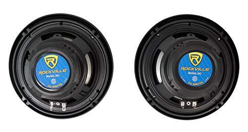 Pair Rockville Rv65.2C 6.5" Component Car Speakers 750 Watts/140W Rms Cea Rated #TOP4