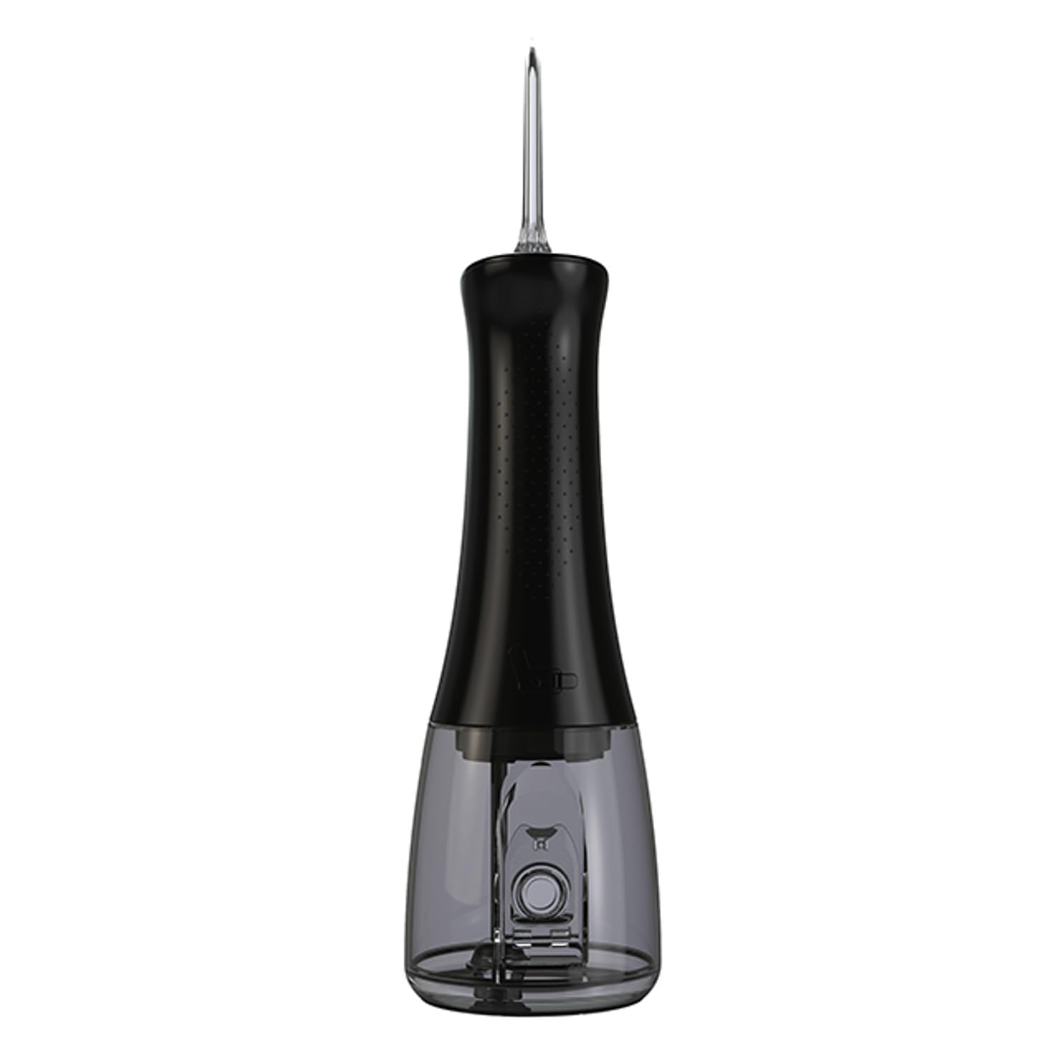 LAFE CleanPRO Irrigador Dental Negro – 5 Modos, 6 Boquillas, 300ml, IPX7, Batería 2000mAh, Portátil, Recargable USB, Limpieza Bucal Profunda, Ideal para Ortodoncia y Encías Sensibles