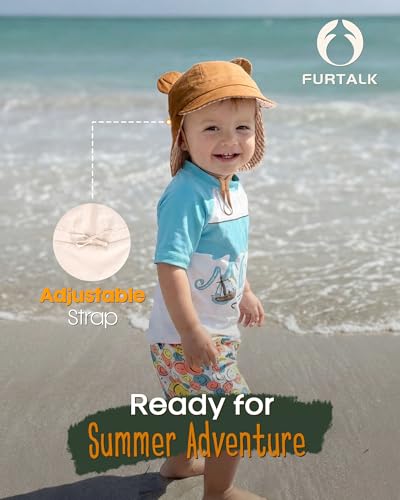 FURTALK Baby Sun Hat UPF 50+ Cute Toddler Bucket Summer Beach Hats for Boys Girls