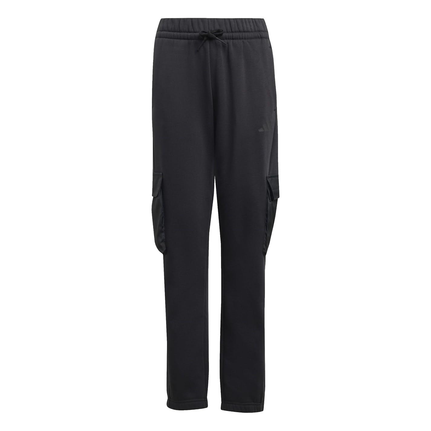 Adidas Boys Utility Fleece Cargo Joggers Juniors - Black - 13 Years