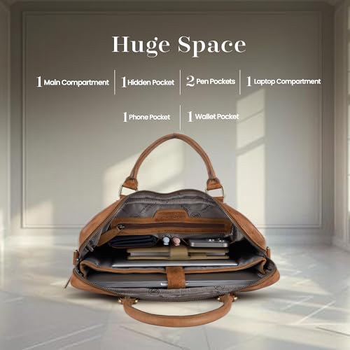 HAMMONDS FLYCATCHER Genuine Leather Office Bag