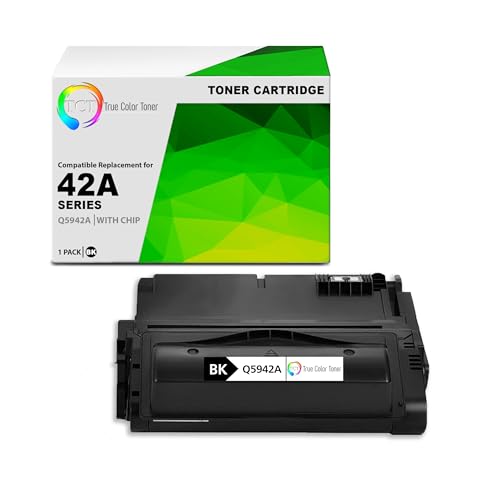 Image of TCT Premium Compatible Q5942A - 42A Black Toner Cartridge - 10K yield- works with the HP LaserJet 4240, 4240n, 4250, 4250dtn, 4250n, 4250tn, 4350, 4350dtn, 4350dtnsl, 4350n