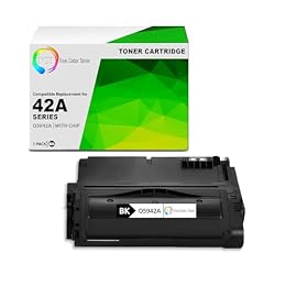 TCT 42A Toner Cartridge - Premium Compatible Replacement for HP 42A Q5942A Black Works with HP LaserJet 4240 4240N 4250 4250DTN 4250N 4250TN 4350 4350DTN 4350N Printers (10,000 Pages)