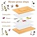 Gitohoni Flower Pressing Kit for Adults - 10.2 x 6.7 Inches 6 Layers Press evenly Plant Drying Press Wood Dried Large Floral Preservation Kit for DIY Arts and Crafts for Adults Maker