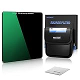 COMPATIBILIDAD: (100x100mm) Sistema de filtro de vidrio óptico, Se puede utilizar para Canon 16-35, Canon 24-70, Nikon 24-70, NiKon 70-200 y otros 52mm,55mm,58mm,62mm,67mm,72mm,77mm,82mm lentes compatibles con Lee Cokin Hitech Singh-Ray y otras marcas
