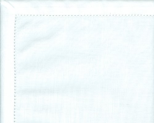 Something Different Linen Hemstitch Dinner Napkins White 1 Dozen #TOP4