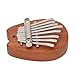 Mini Kalimba 8 Keys Finger Piano Clear Pleasant Sound Portable Thumb Piano Pendant with Hanging Rope (XA67 Cat Head)