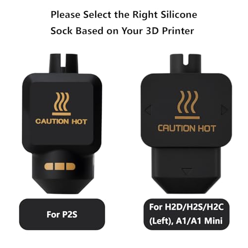 Upgrade 0.4mm P2S/H2S Hotend Kit, 3D Printer Print Head Hot End Heating Block Kit with 0.4mm Removable Hardened Steel Nozzle for Bambu Lab H2D, H2C, A1/A1 Mini