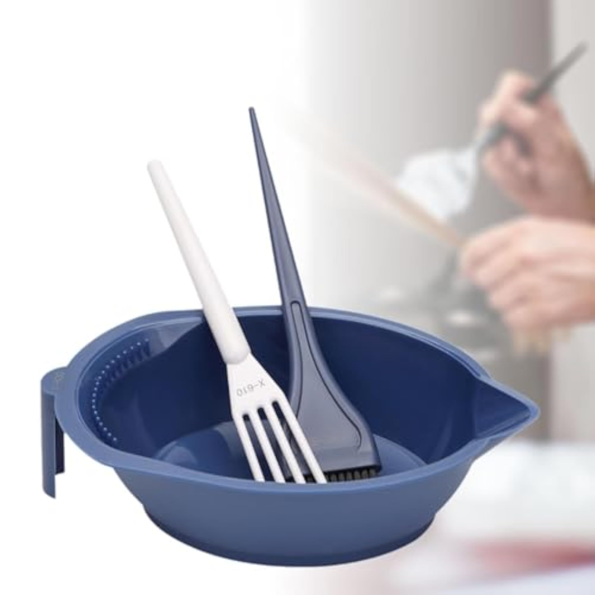 Hair Coloring Tool Dye Brush and Bowl Set for DIY Dyeing