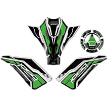 ملصق خزان الدراجة النارية لـ Z1000SX Z 1000SX NI&NJA 1000 SX 2017-2024 مجموعة ملصقات وسادة خزان الوقود ثلاثية الأبعاد شارات حماية زيت الغاز