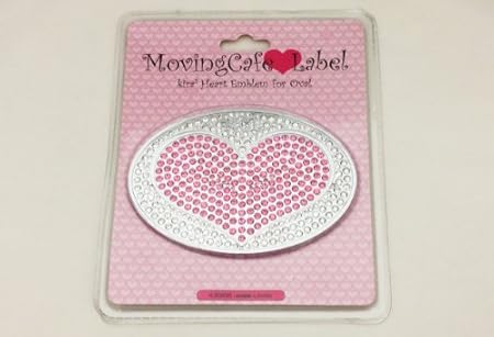 Amazon Movingcafelabel キラキラ ハートエンブレム 形状楕円 オーバル 3m製 両面テープ 車種問わず装着可能 エアロパーツ 車 バイク Amazon Movingcafelabel キラキラ ハートエンブレム 形状楕円 オーバル 3m製 両面テープ 車種問わず装着可能 エアロパーツ 車 バイク