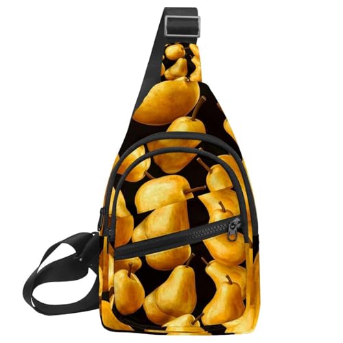 Sac poitrine jaune citrons pour ranger ses affaires de sport